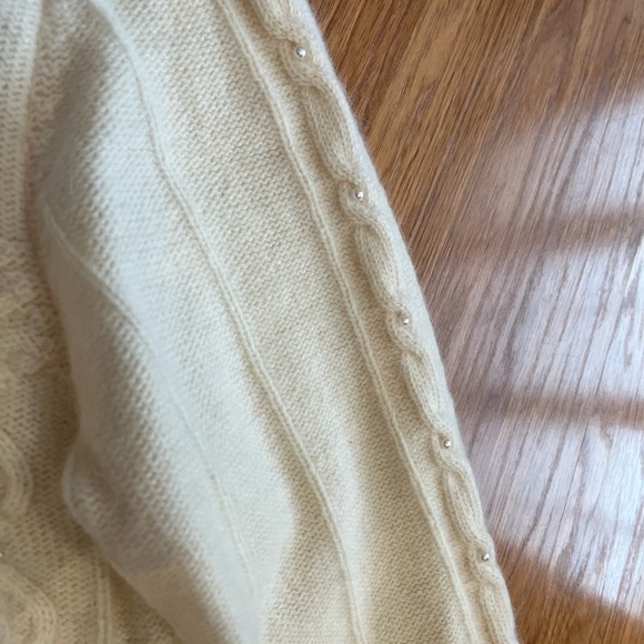 Essential Elements Sweater with Beads (Lambswool/Rabbit Hair) Petite Small - Picture 3 of 5